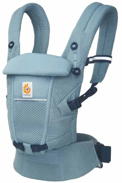 Marsupiu ergonomic Ergobaby Adapt - Soft Flex Mesh, Slate Blue