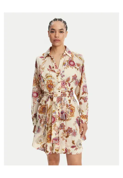 Rochie camasa bej - femei