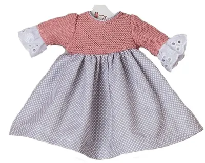 Haine pentru păpuși Asi Dolls - Silia, rochie cu dantelă, 30 cm