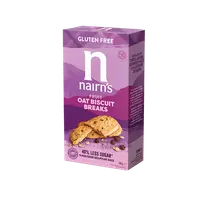 Biscuiti fara gluten din ovaz integral cu fructe, 160g, Nairn's