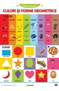 Plansa: Descopera! Culori si forme geometrice