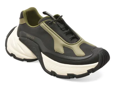 Pantofi sport GRYXX kaki, 1230, din material textil