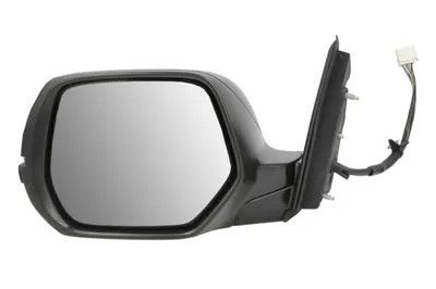 Oglinda laterala stanga electric, convex, cu incalzire, grund, semnalizator potrivit HONDA CR-V IV 01.12-12.16