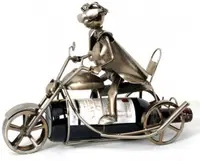 Suport metalic pentru sticla - Motorcyclist