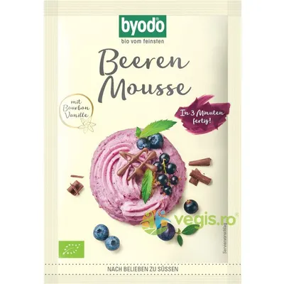 Mix pentru Mousse cu Fructe de Padure Fara Gluten Ecologic/Bio 36g