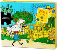 Puzzle din lemn Pippi - Pippi Longstocking, 20 piese