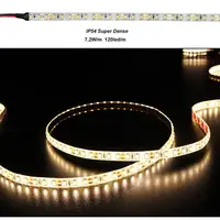 Banda LED 7.2W 12V IP54 3528 12V DC lumina calda 3528 W 8mm h 3mm