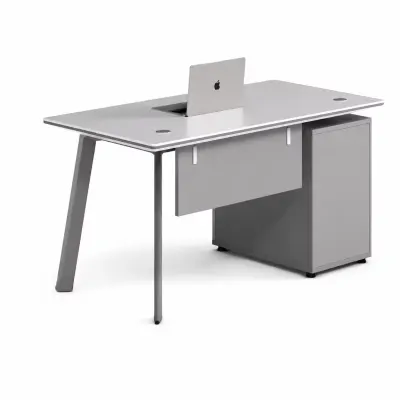 Birou Serenity cu dulap lateral - dimensiuni 1400*700*750 mm
