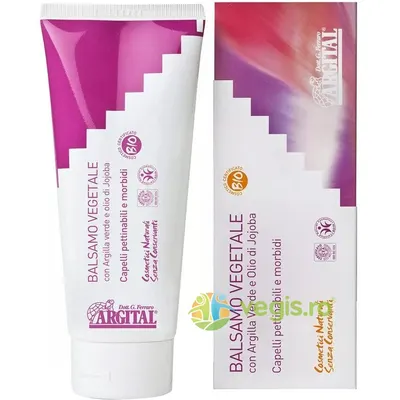 Balsam Vegetal pentru Par cu Argila Verde si Ulei de Jojoba Bio 200ml
