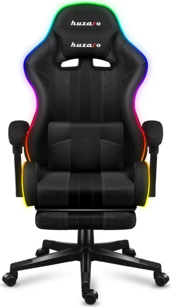 Scaun de gaming Huzaro - Force 4.7 RGB, negru