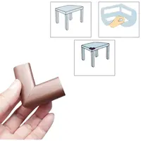 Protectie colturi Car Boy Safety 37x70x31x9mm Maro