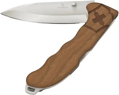 Cuțit de buzunar elvețian Victorinox Evoke - Lemn, nuc