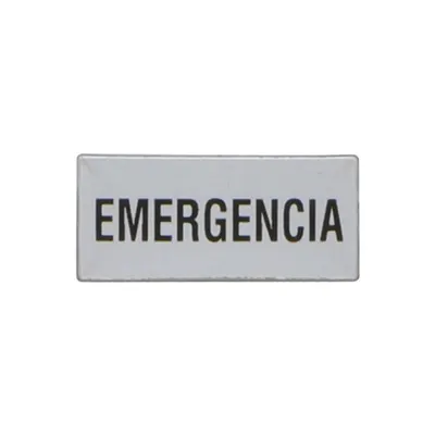 Eticheta cu text pentru LPX AU100 LEGEND HOLDER, EMERGENCIA
