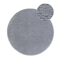 Covor gri țesut manual rotund din lână ø 160 cm Francois – Villeroy&Boch