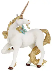 Fugurina Papo The Enchanted World – Unicorn cu coada aurie