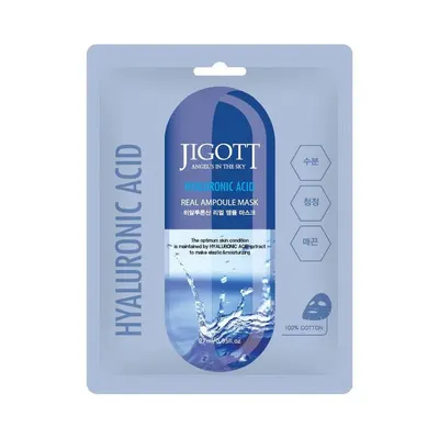Mască Hyaluronic Acid Real Ampoule 27ml - Jigott