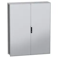 Dulap modular, cu montaj pe pardoseala, PanelSeT SFN, din otel decarbonizat(verde), 2000x1600x400mm, IP55, cu placa de montaj, 2 usi
