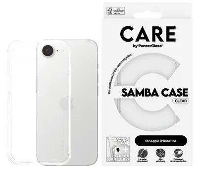Husa CARE - Samba, iPhone 16E, transparent