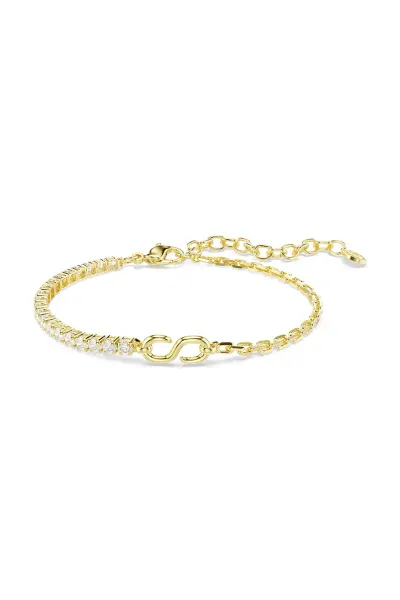 Swarovski brățară pentru femei placată cu aur zirconiu cubic MATRIX