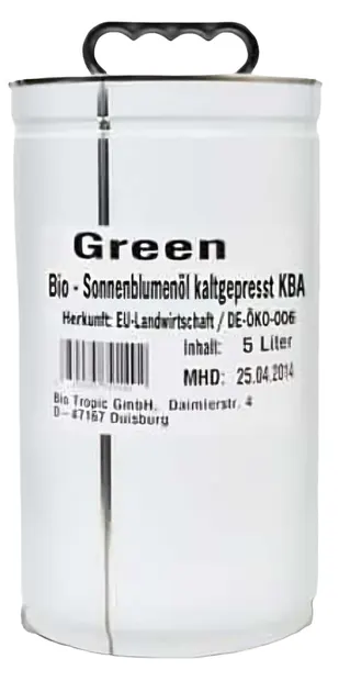 Ulei de floarea soarelui, 5 l, verde