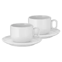 Cești albe pentru cappuccino din porțelan 2 buc. 160 ml Barista – WMF