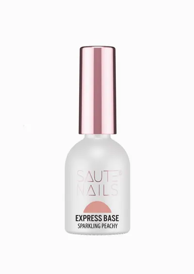 Ojă Semi Saute Nails Express Base Sparkling Peachy 8ml