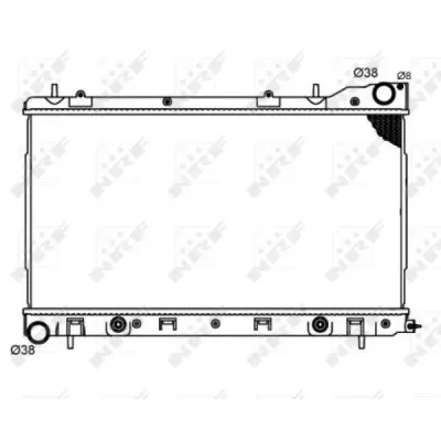 Radiator, racire motor NRF 53711