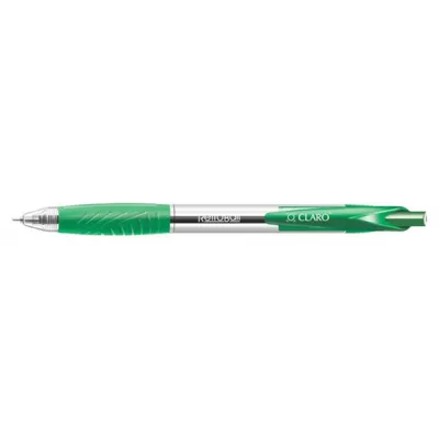 Set 14 x Pix cu Mecanism Retro Ball, Varf 0.7 mm, Verde, Claro