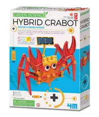 Kit constructie crab robot hibrid, 4M, Stiinta verde