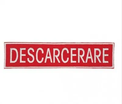 Emblema Brodata Descarcerare 10x3cm - Default Title