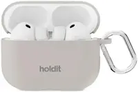 Husă pentru căști Holdit - Silicon, AirPods Pro 3, gri