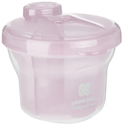 Dozator de lapte praf 2 în 1 KikkaBoo - Light pink