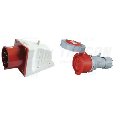 Pachet Conectare Industriala Sigura si Durabila: Fisa Aparenta si Priza cu Protectie Marita TICS 16A 400V