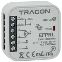 Controler jaluzele, in doza de aparataj, local 230 V, 50 Hz, 2x5 A, 2 NO, 868.32 MHz