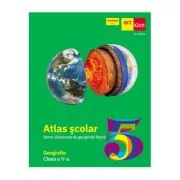 Atlas geografic scolar. Terra. Clasa a 5-a