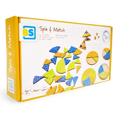 Joc cu spinnere, BS Toys, Roteste si potriveste
