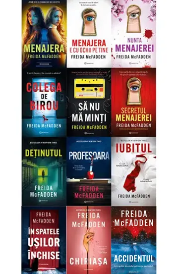 Pachet Colecția completă de thrillere ediția Freida McFadden