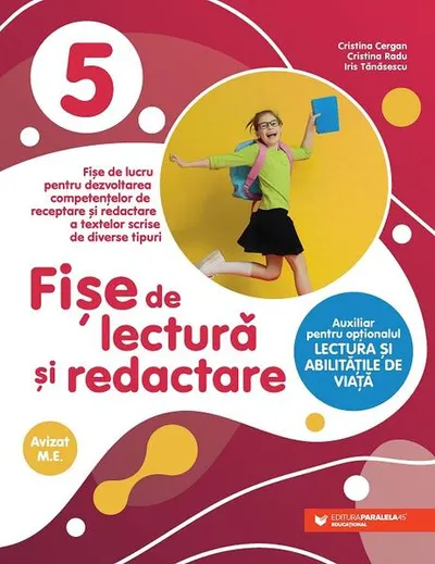 Fișe de lectură și redactare. Clasa a V-a - Paperback brosat - Cristina Cergan, Cristina Radu, Iris Tănăsescu