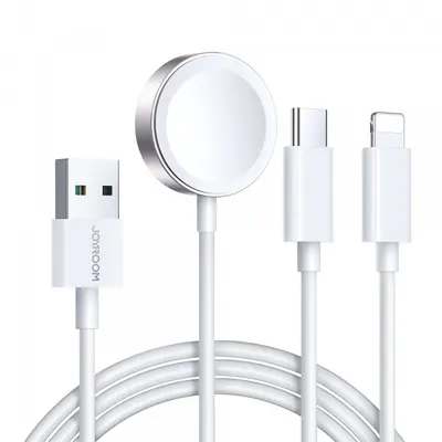 Incarcator Wireless Joyroom S-IW008 pentru Apple Watch Series, USB-A, Alb