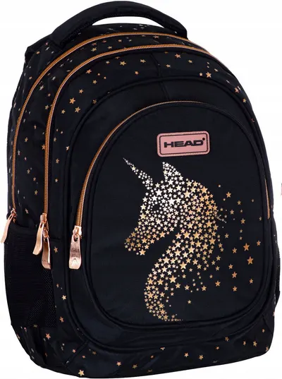 Ghiozdan școlar Astra Head - Unicorn, 3 compartimente