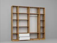 Dressing Dormitor Stejar Auriu 246,4 cm - C12