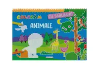 Colorăm cu șabloane. Animale - Paperback - ***