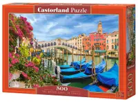 Puzzle Castorland din 500 piese - Canalul Mare, Veneția