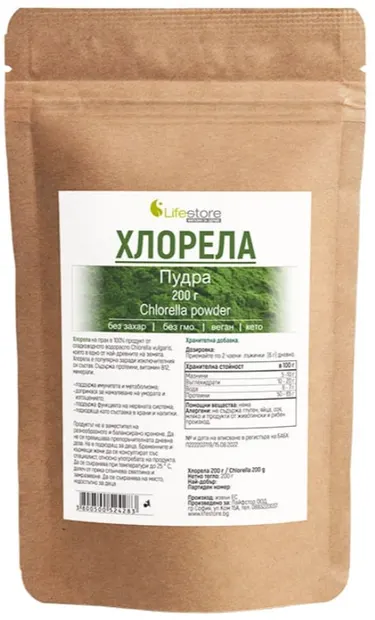 Chlorella, 200 g, Lifestore