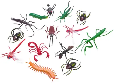 Set de figurine Faunica - Insecte, 12 piese