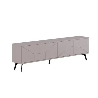 Comoda TV DUNE, mocha deschis, 180x29,6x50 cm