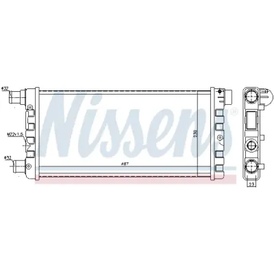 Radiator, racire motor NISSENS 61814