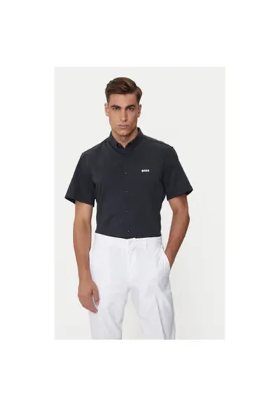 Camasa barbati - 303676278 - Bumbac - Albastru - Albastru