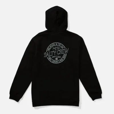 Hanorac Salty Crew Skewed Zip Negru