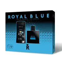 Set cadou barbati Royal Blue, Corania | EDT 100 ml + gel de dus 250 ml